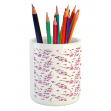 Blooming Flowers Nature Pencil Pen Holder