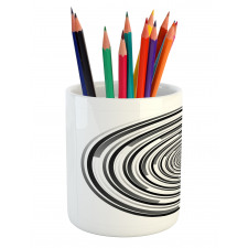 Abstract Art Spirals Pencil Pen Holder