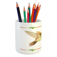 Hummingbird Artwork Pencil Pen Holder