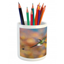 Racket Tail Lily Nectar Pencil Pen Holder