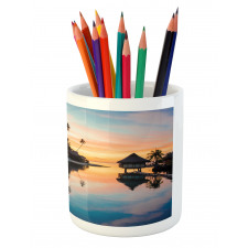 Sunset Moorea Island Pencil Pen Holder