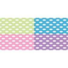 Polka Dots Patchwork Pencil Pen Holder