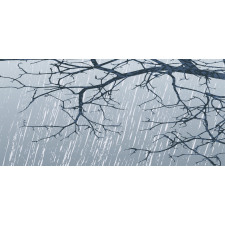 Rainy Day Winter Branches Pencil Pen Holder