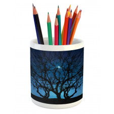 Night Moon Cosmos Pencil Pen Holder