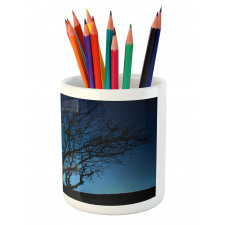 Night Moon Cosmos Pencil Pen Holder