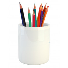 Ball Graphic Game Sports Pencil Pen Holder