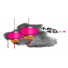 Mid Autumn Festival Art Pencil Pen Holder