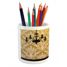 Victorian Style Room Pencil Pen Holder