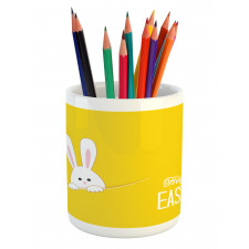 Easter Rabbit Bunny Pencil Pen Holder