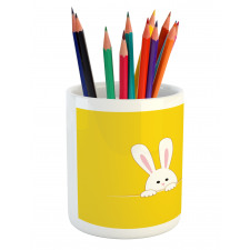 Easter Rabbit Bunny Pencil Pen Holder