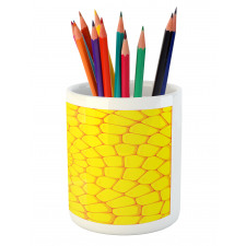 Corn Brick Abstract Art Pencil Pen Holder