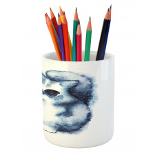 Cat Kitty Kids Design Pencil Pen Holder