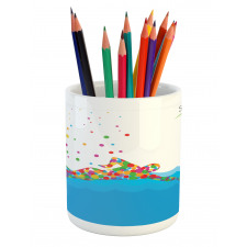 Swimming Pool Pencil Pen Holder