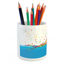 Swimming Pool Pencil Pen Holder