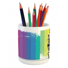 Marathon Runner Ombre Pencil Pen Holder