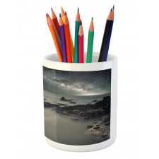 Milky Way Foggy Space Pencil Pen Holder