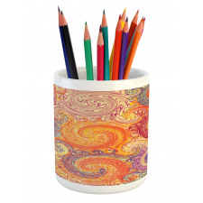 Grunge Sun Boho Pencil Pen Holder