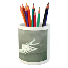 Coat of Arms Wings Pencil Pen Holder