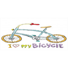 Bicycle Kids Love Words Pencil Pen Holder