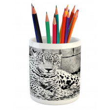 Wild Tiger Jaguar Pencil Pen Holder