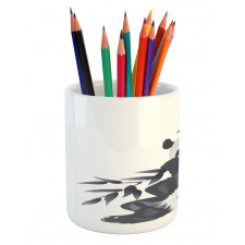 Panda in Zoo Chinese Pencil Pen Holder