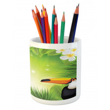 Exotic Jungle Pencil Pen Holder