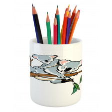 Koala Eucalyptus Pencil Pen Holder