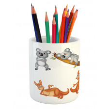 Kangaroos Koalas Pencil Pen Holder