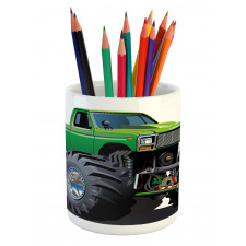 Monster Pickup Truck Pencil Pen Holder