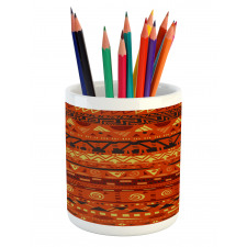 Geometric Art Pencil Pen Holder