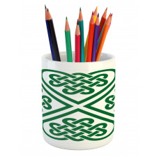 Monochrome Clover Art Pencil Pen Holder