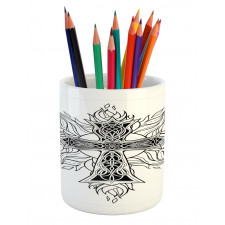 Gothic Flames Shape Pencil Pen Holder