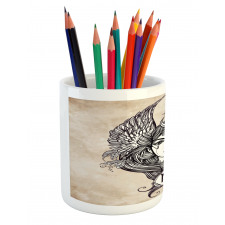 Hand Drawn Astrological Pencil Pen Holder