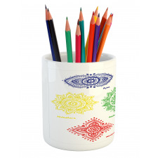 Colorful Chakra Pencil Pen Holder