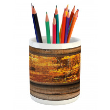 View from Rustic Cottage Pencil Pen Holder