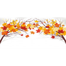 Cartoon Maple Autumn Tree Pencil Pen Holder