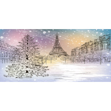 Winter Day at Paris Pencil Pen Holder