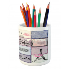 Eiffel Tower Love Letter Pencil Pen Holder