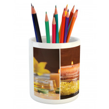 Gerbera Candles Spa Pencil Pen Holder