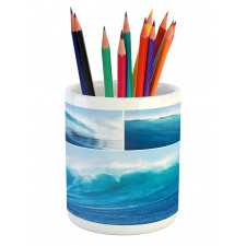 Giant Sea Ocean Waves Pencil Pen Holder