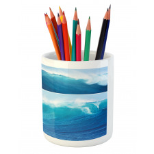 Giant Sea Ocean Waves Pencil Pen Holder