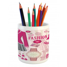 Fashion in Paris Dresses Pencil Pen Holder