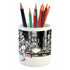 Shopper Girl NYC Pencil Pen Holder