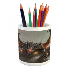 Dragon Monster Pencil Pen Holder