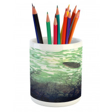 Underwater World Art Pencil Pen Holder