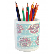 Boho Ornate Art Pencil Pen Holder