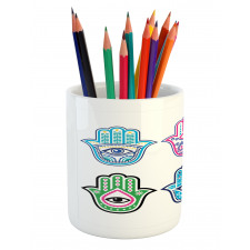 Colorful Hand Third Eye Pencil Pen Holder