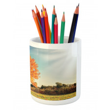 Maple Tree in Autumn Pencil Pen Holder