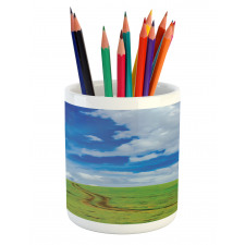 Path in Meadow Rural Pencil Pen Holder