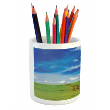 Path in Meadow Rural Pencil Pen Holder